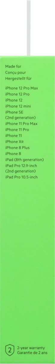 slide 4 of 9, Belkin Lightning To A Cable White, 2 ct