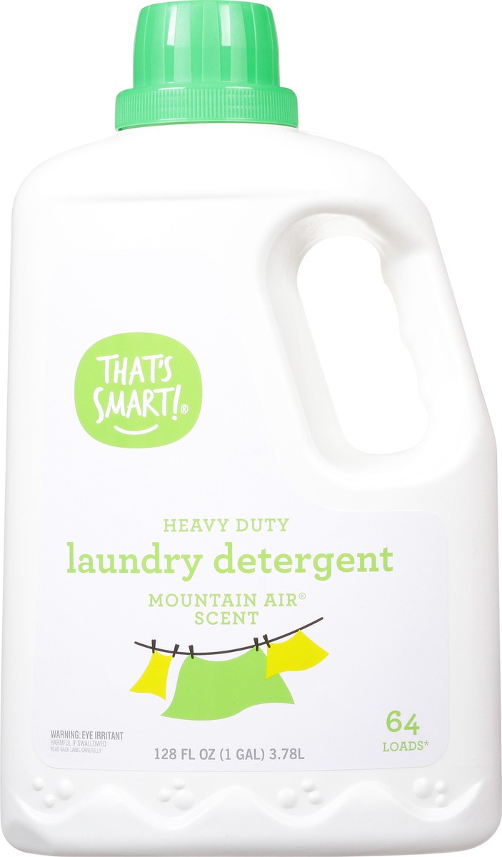 slide 6 of 9, That's Smart! Heavy Duty Mountain Air Scent Laundry Detergent 128 fl oz, 128 fl oz