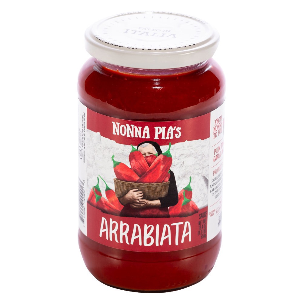 slide 2 of 3, Nonna Pia's Arrabiata Pasta Sauce, 19.4 oz
