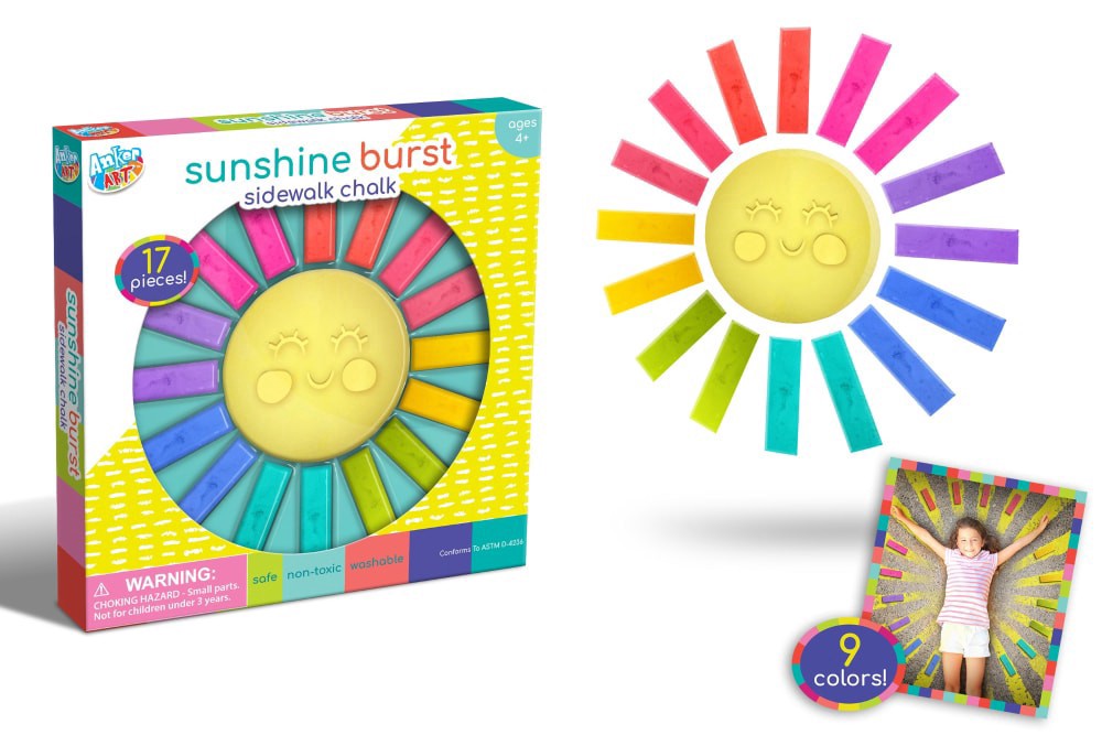 slide 1 of 1, Anker Play Sunshine Burst Chalk, 17 ct