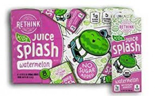 slide 1 of 6, Rethink Juice Splash Watermelon, 8 ct; 6.75 oz