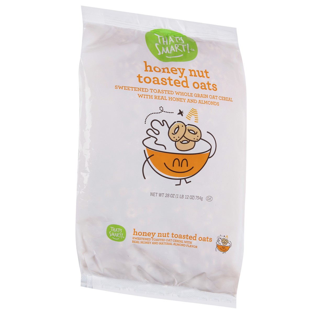 slide 16 of 16, That's Smart! Honey Nut Toasted Oats Cereal 28 oz, 28 oz