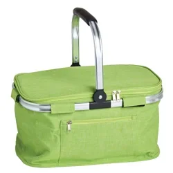 Destination Holiday Collapsible Insulated Basket - Green