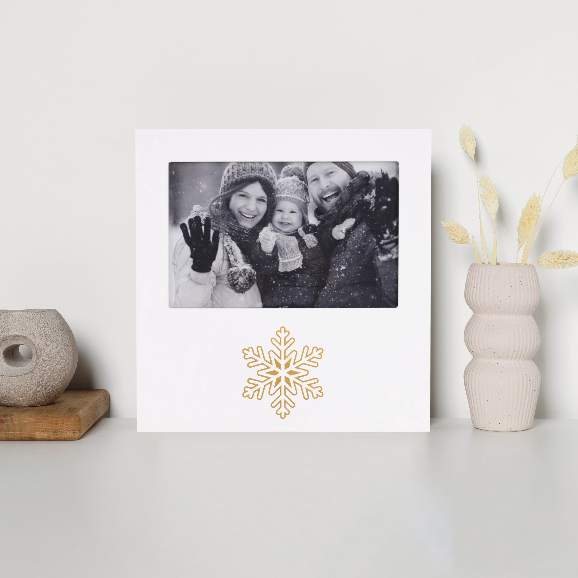 slide 3 of 6, 4" X 6" Gold Holiday Accent Frame By Studio Decor, 4 in x 6 in