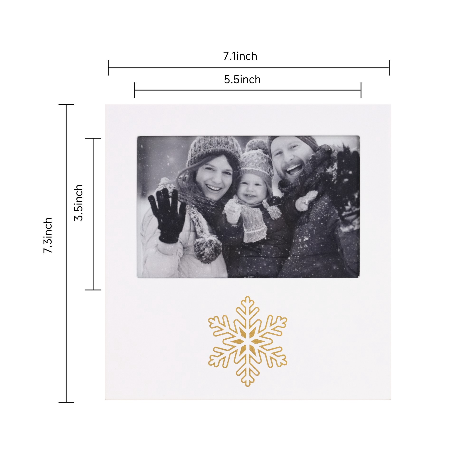 slide 2 of 6, 4" X 6" Gold Holiday Accent Frame By Studio Decor, 4 in x 6 in