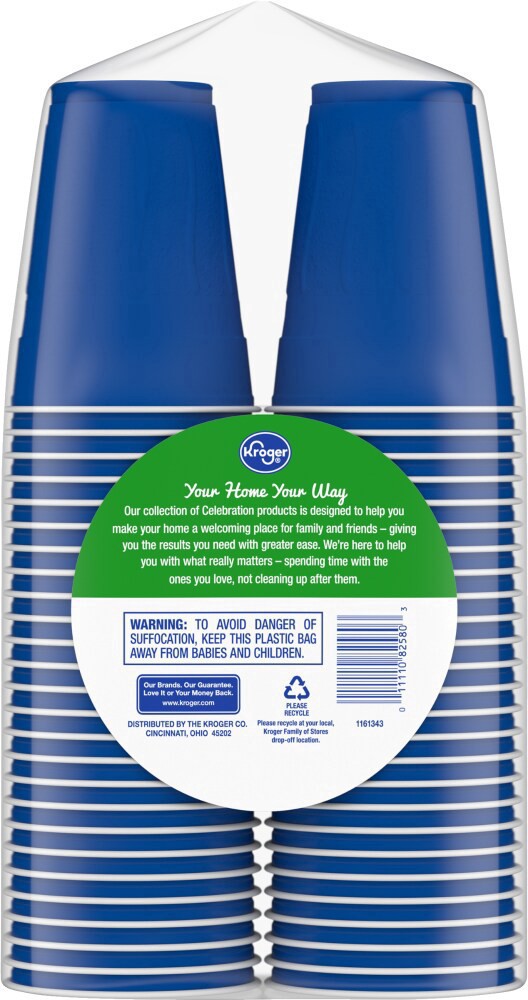 slide 3 of 4, Kroger Textured Plastic Cups, 50 ct; 18 fl oz