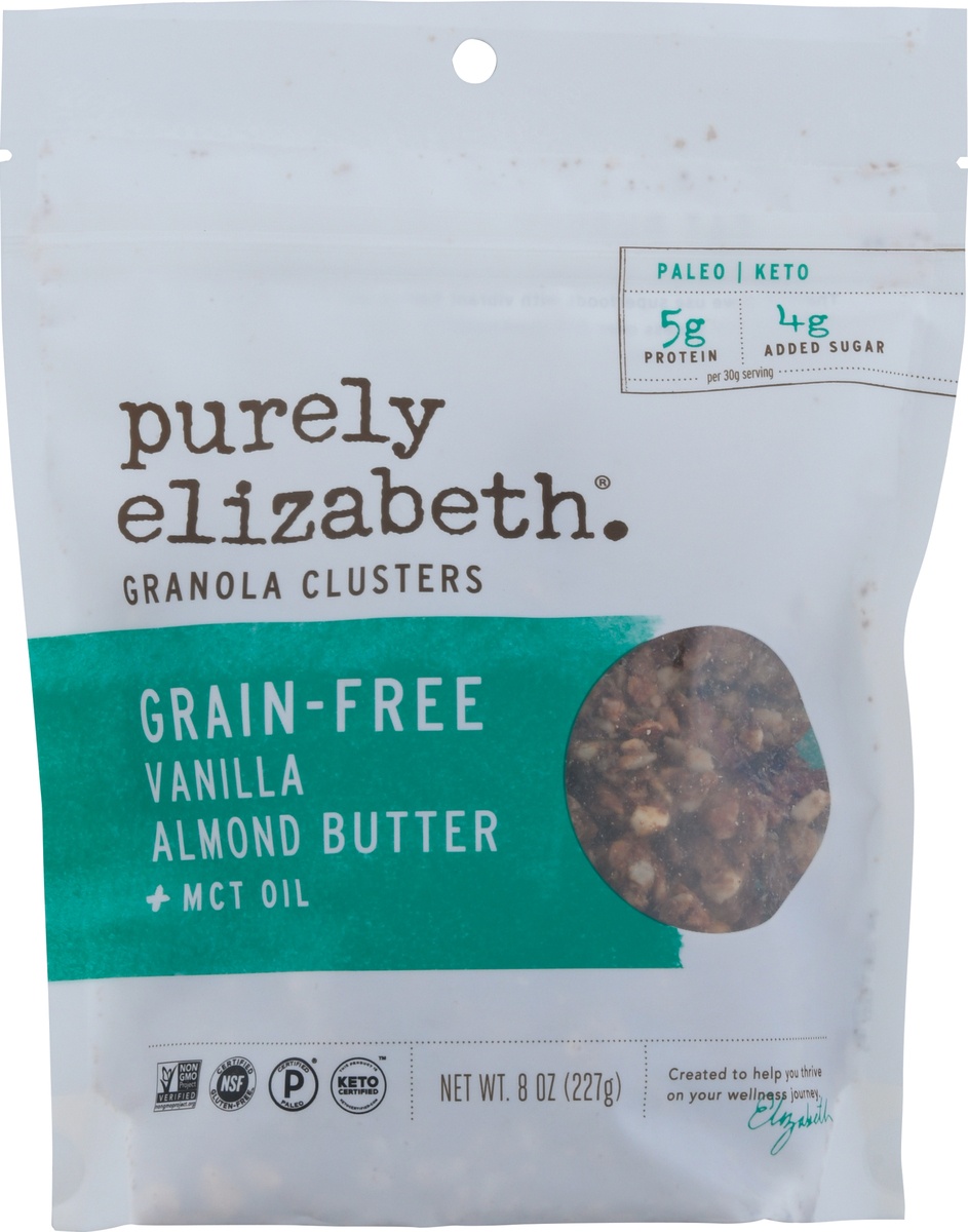slide 9 of 11, Purely Elizabeth Grain-Free Granola Vanilla Almond Butter, 8 oz