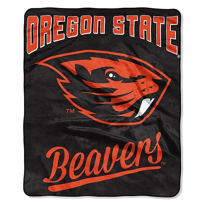 slide 1 of 1, NCAA Oregon State University Raschel Throw Blanket, 1 ct