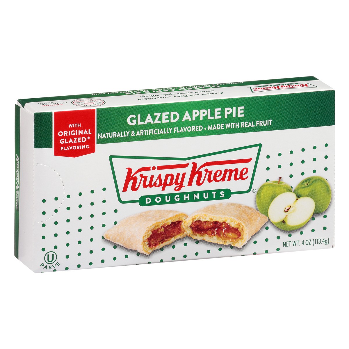 slide 3 of 13, Krispy Kreme Glazed Apple Pie Doughnuts 4 oz, 4 oz