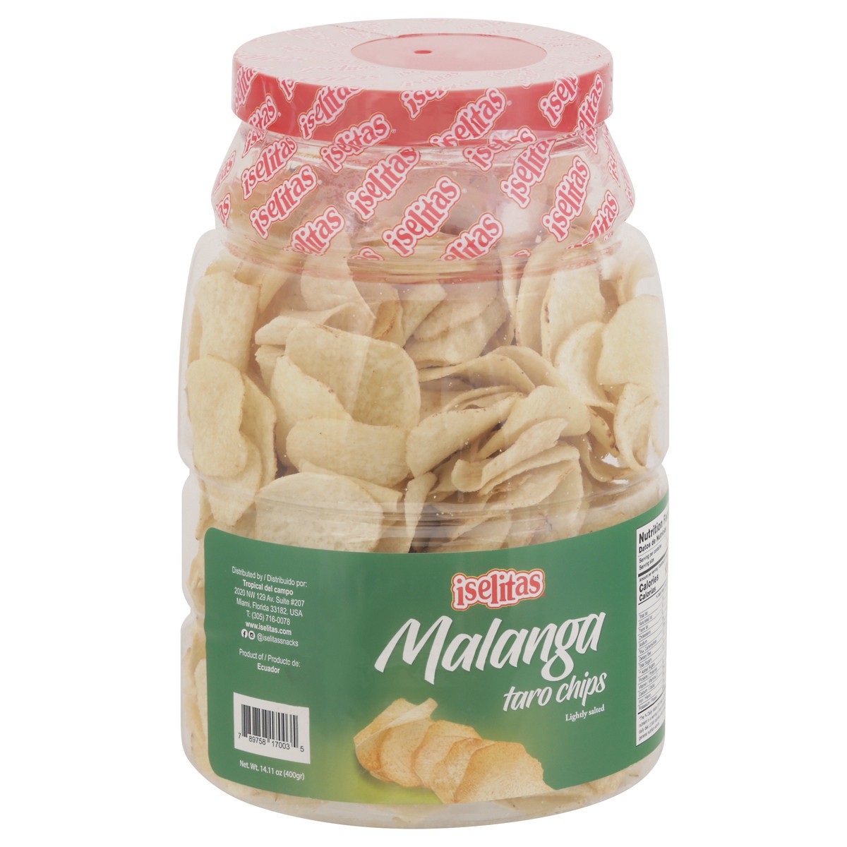 slide 5 of 13, Iselitas Lightly Salted Malanga Taro Chips 14.11 oz, 14.11 oz