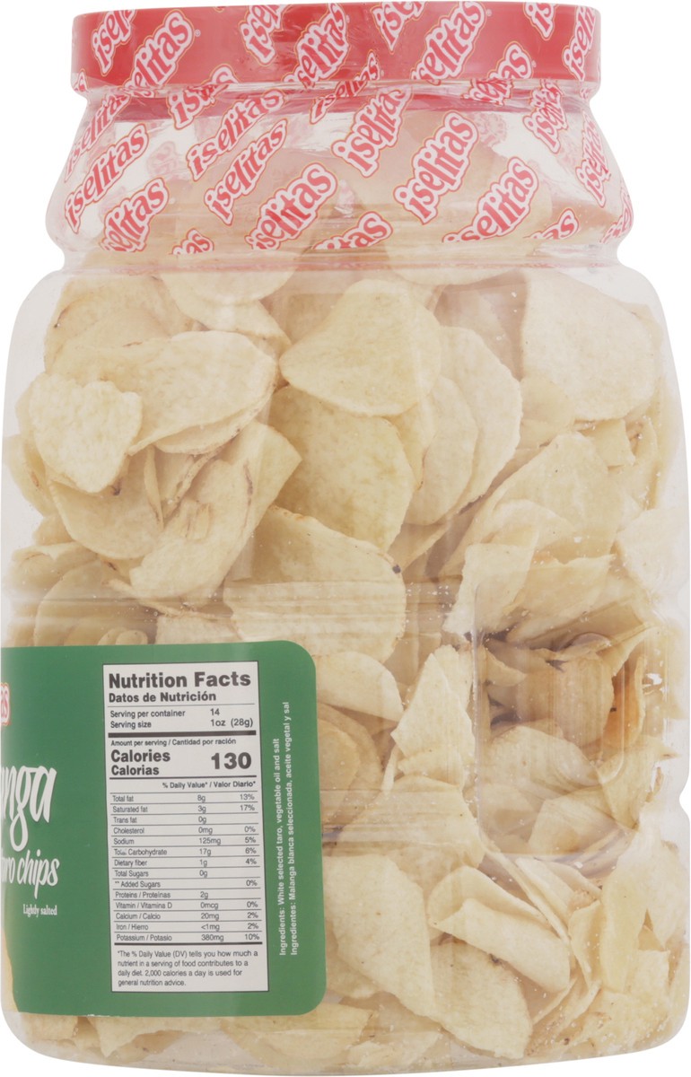 slide 13 of 13, Iselitas Lightly Salted Malanga Taro Chips 14.11 oz, 14.11 oz