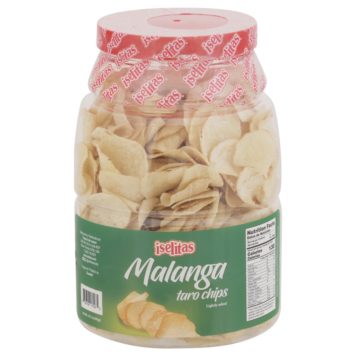slide 6 of 13, Iselitas Lightly Salted Malanga Taro Chips 14.11 oz, 14.11 oz