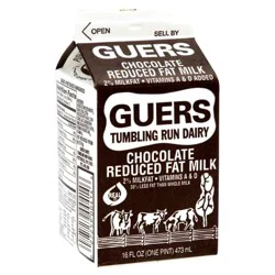 Guers Reduced Fat Chocolate Milk, 2% Milkfat