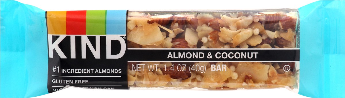 slide 8 of 9, KIND Nut Bars, Almond & Coconut, 1.4 oz, 1 Count, 1.4 oz