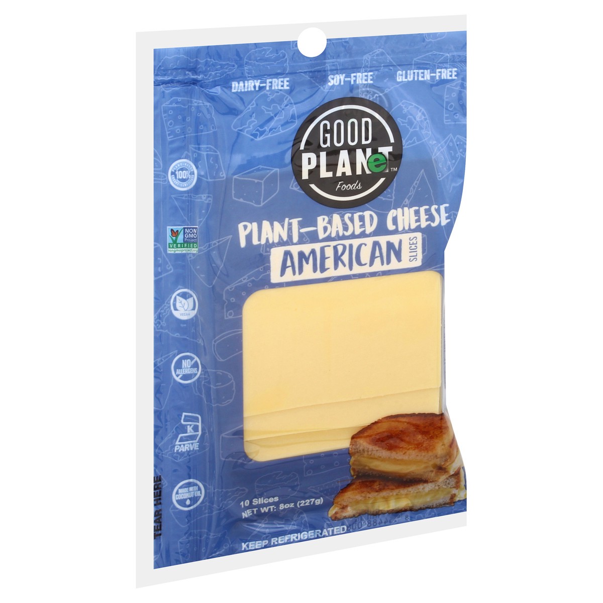 slide 6 of 9, GOOD PLANeT American Cheese Slices 10 ea, 10 ct