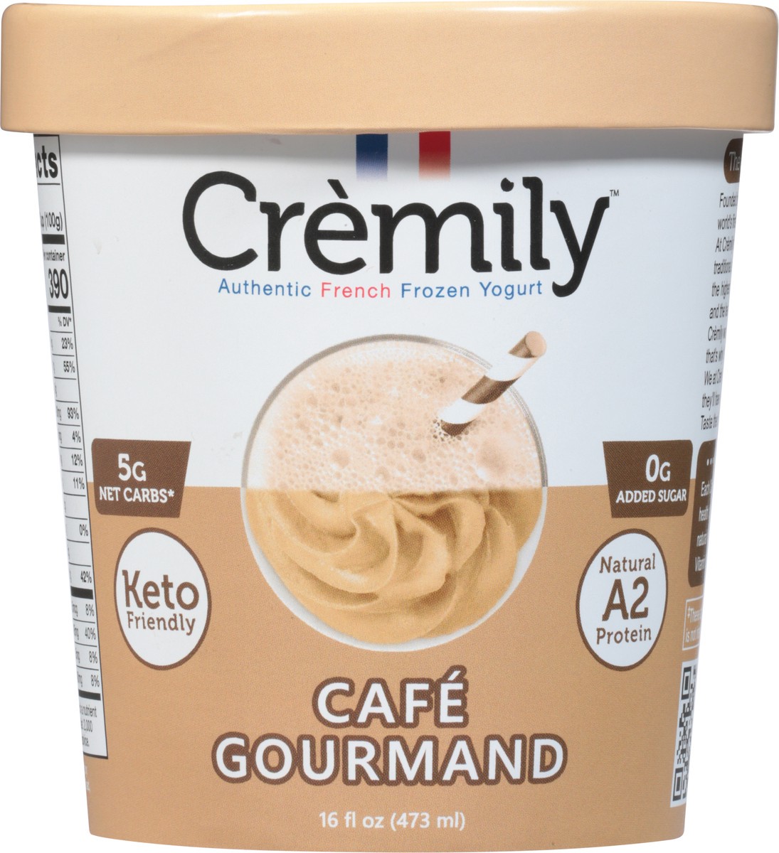 slide 2 of 13, Cremily French Cafe Gourmand Frozen Yogurt 16 fl oz, 16 fl oz