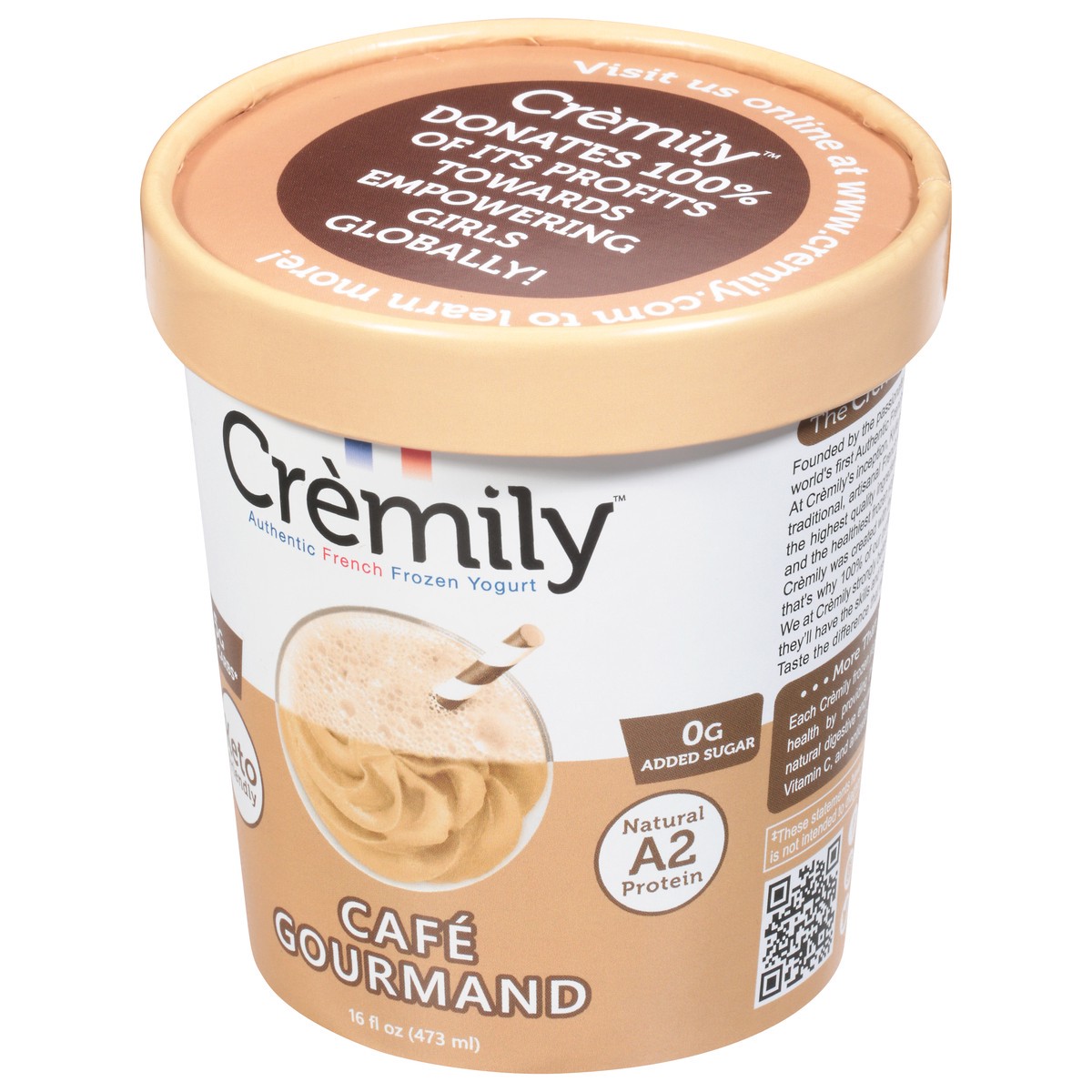 slide 6 of 13, Cremily French Cafe Gourmand Frozen Yogurt 16 fl oz, 16 fl oz