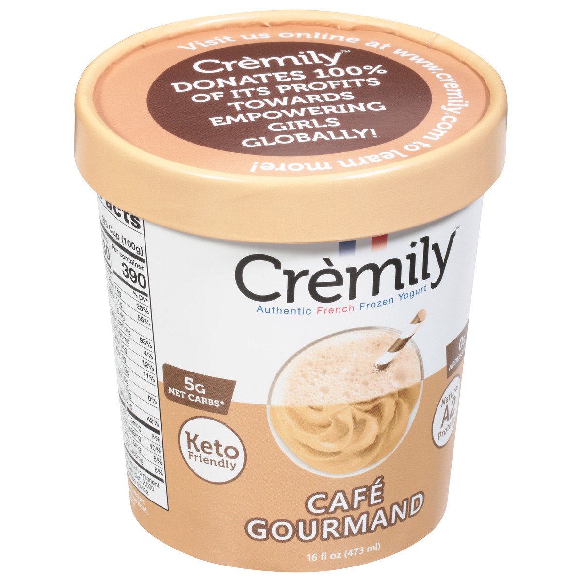 slide 8 of 13, Cremily French Cafe Gourmand Frozen Yogurt 16 fl oz, 16 fl oz