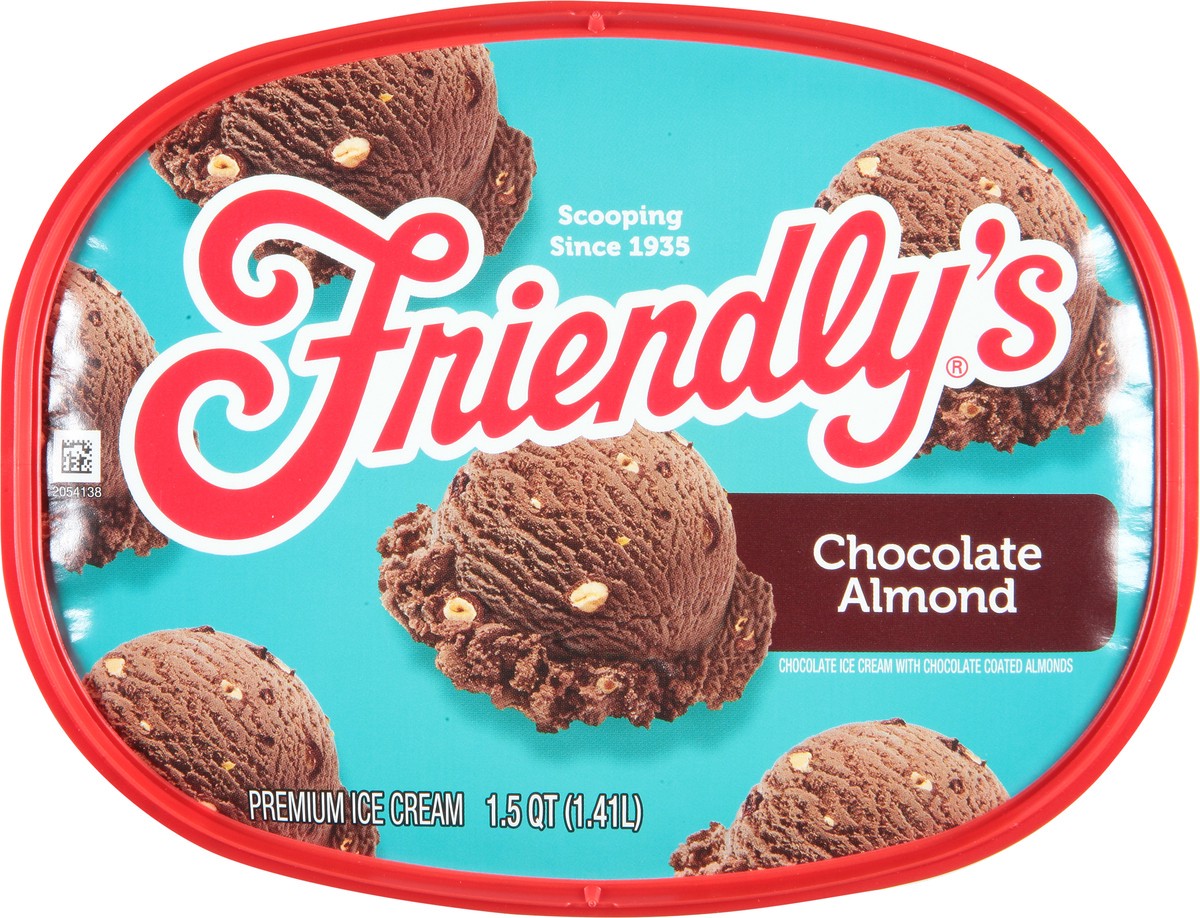 slide 9 of 9, Friendly's Chocolate Almond Chip Ice Cream, 48 oz