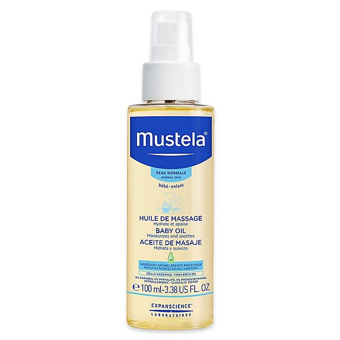 slide 1 of 1, Mustela Baby Oil for Normal Skin, 3.38 oz