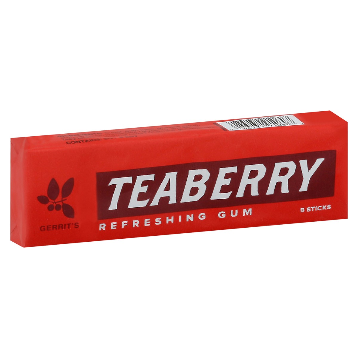 slide 8 of 9, Gerrits Gerrit's Teaberry Refreshing Gum 5 ea Box, 5 ct