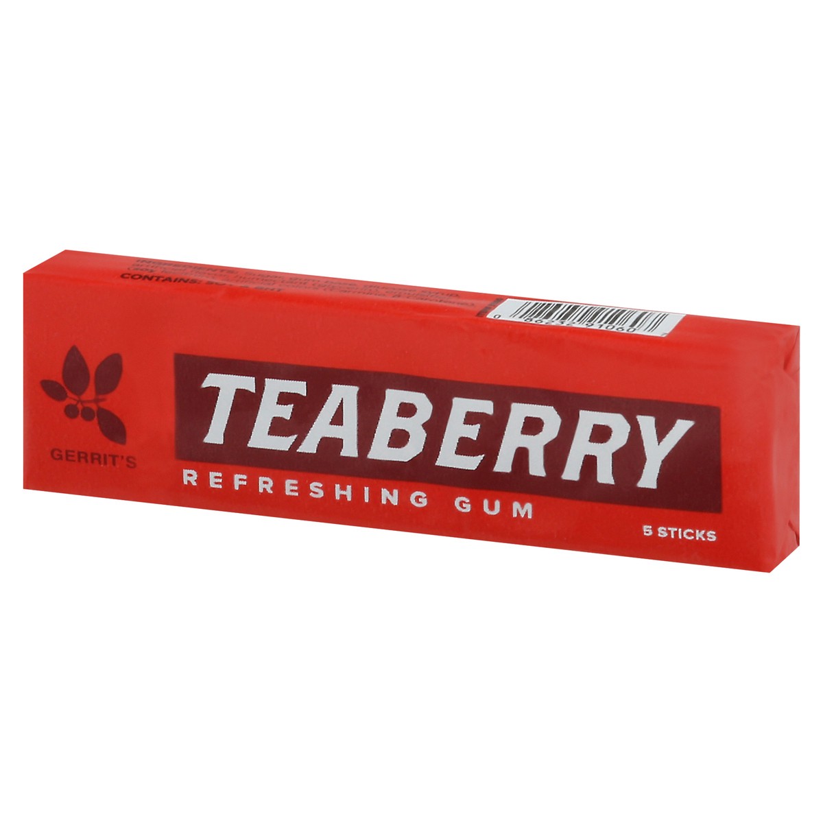 slide 2 of 9, Gerrits Gerrit's Teaberry Refreshing Gum 5 ea Box, 5 ct