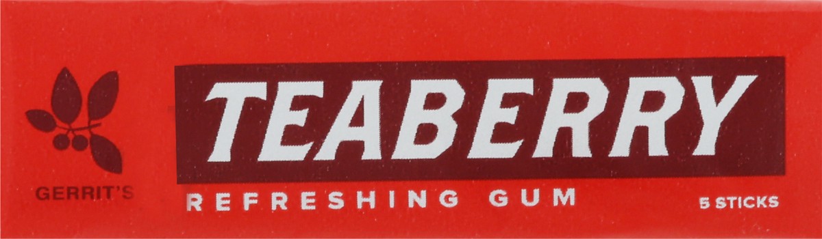 slide 1 of 9, Gerrits Gerrit's Teaberry Refreshing Gum 5 ea Box, 5 ct