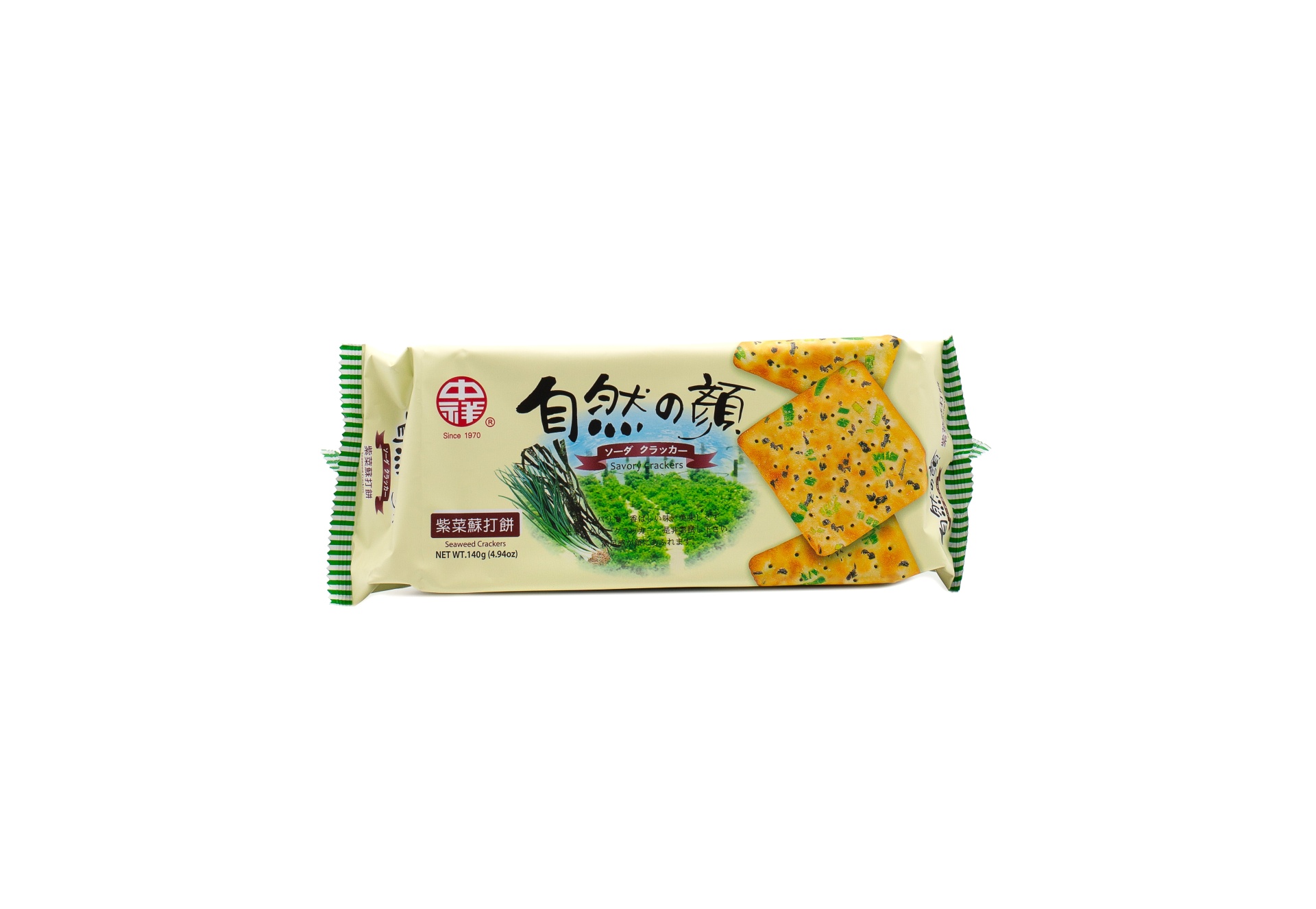 slide 1 of 1, Chung Hsiang Seaweed Soda Cracker, 140 gram