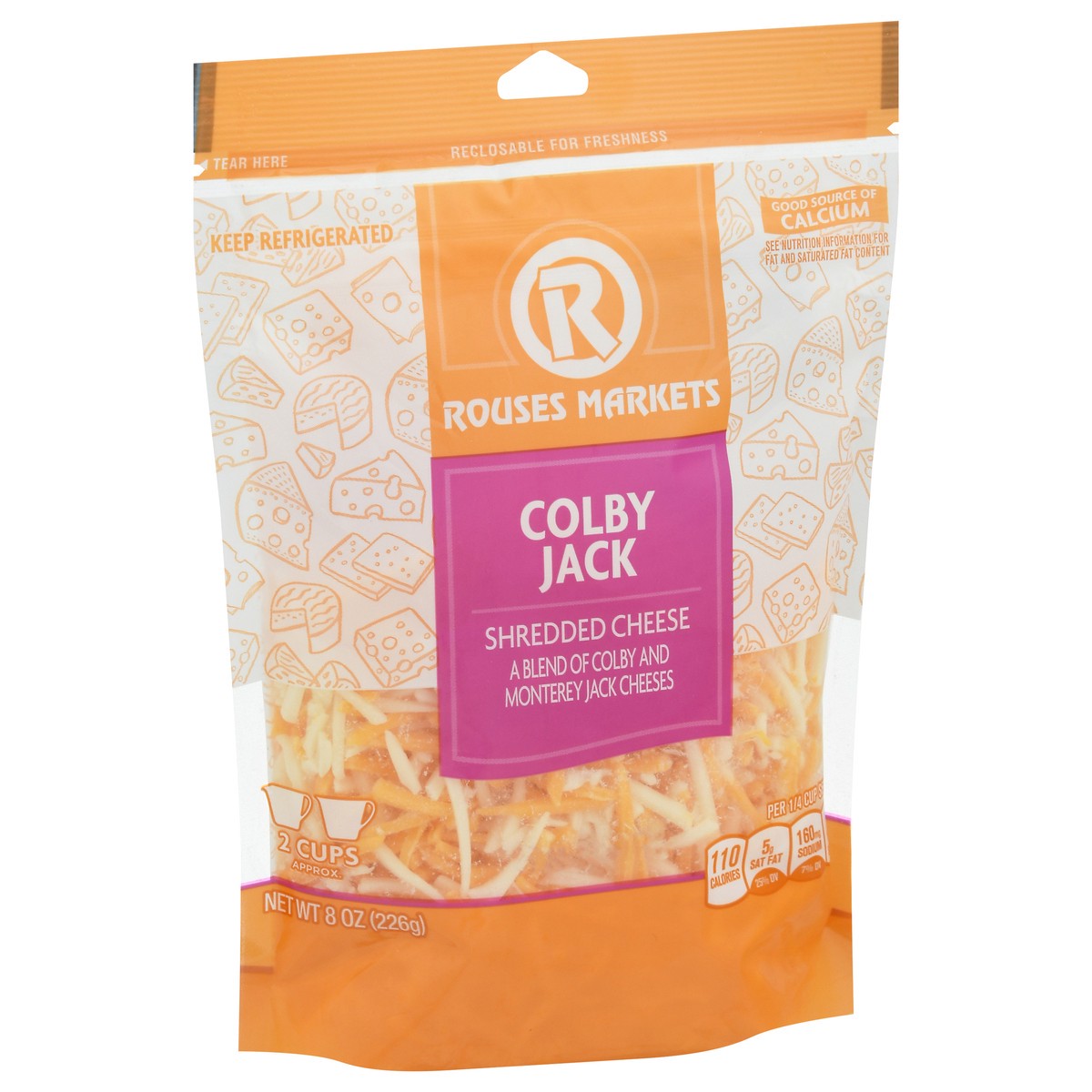 slide 7 of 9, Rouses Markets Colby Jack Shredded Cheese 8 oz, 8 oz