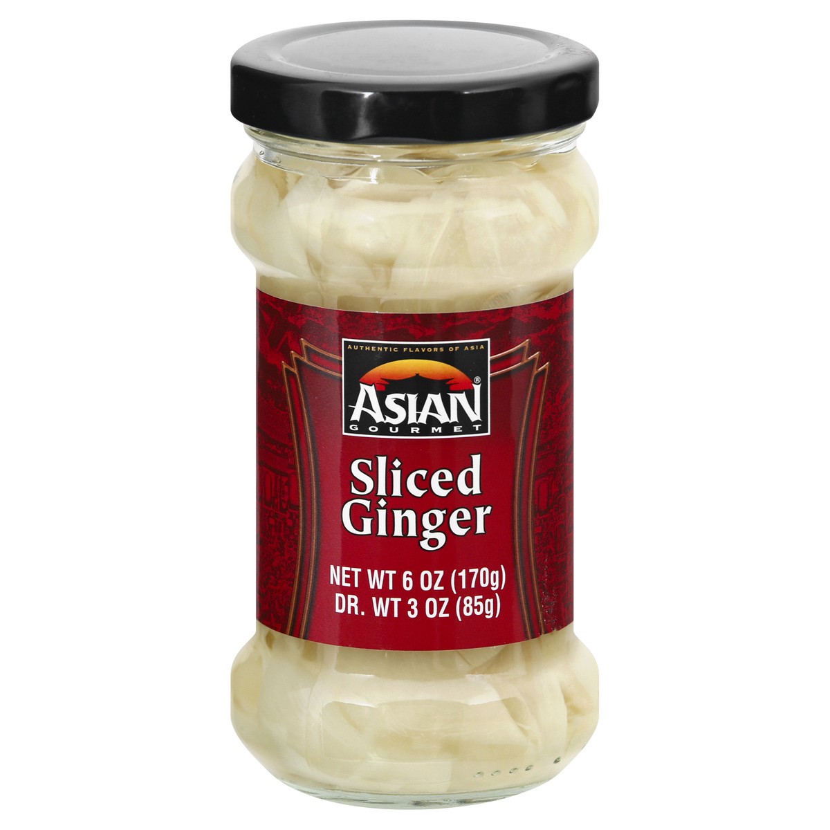 slide 4 of 13, Asian Gourmet Sliced Ginger 6 oz, 6.5 oz