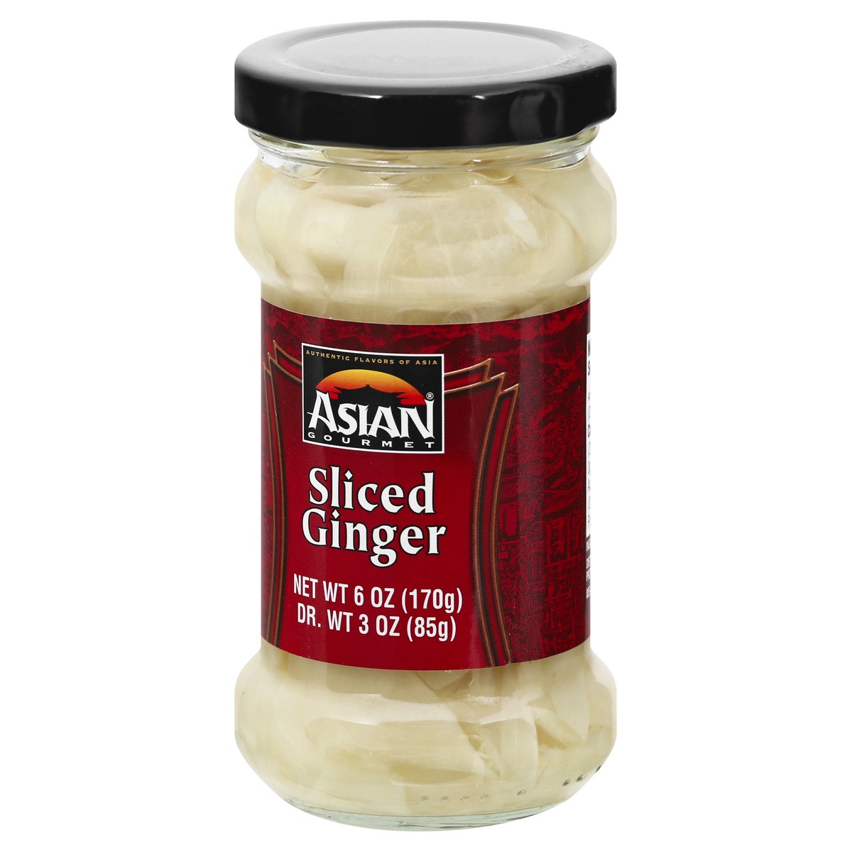 slide 5 of 13, Asian Gourmet Sliced Ginger 6 oz, 6.5 oz