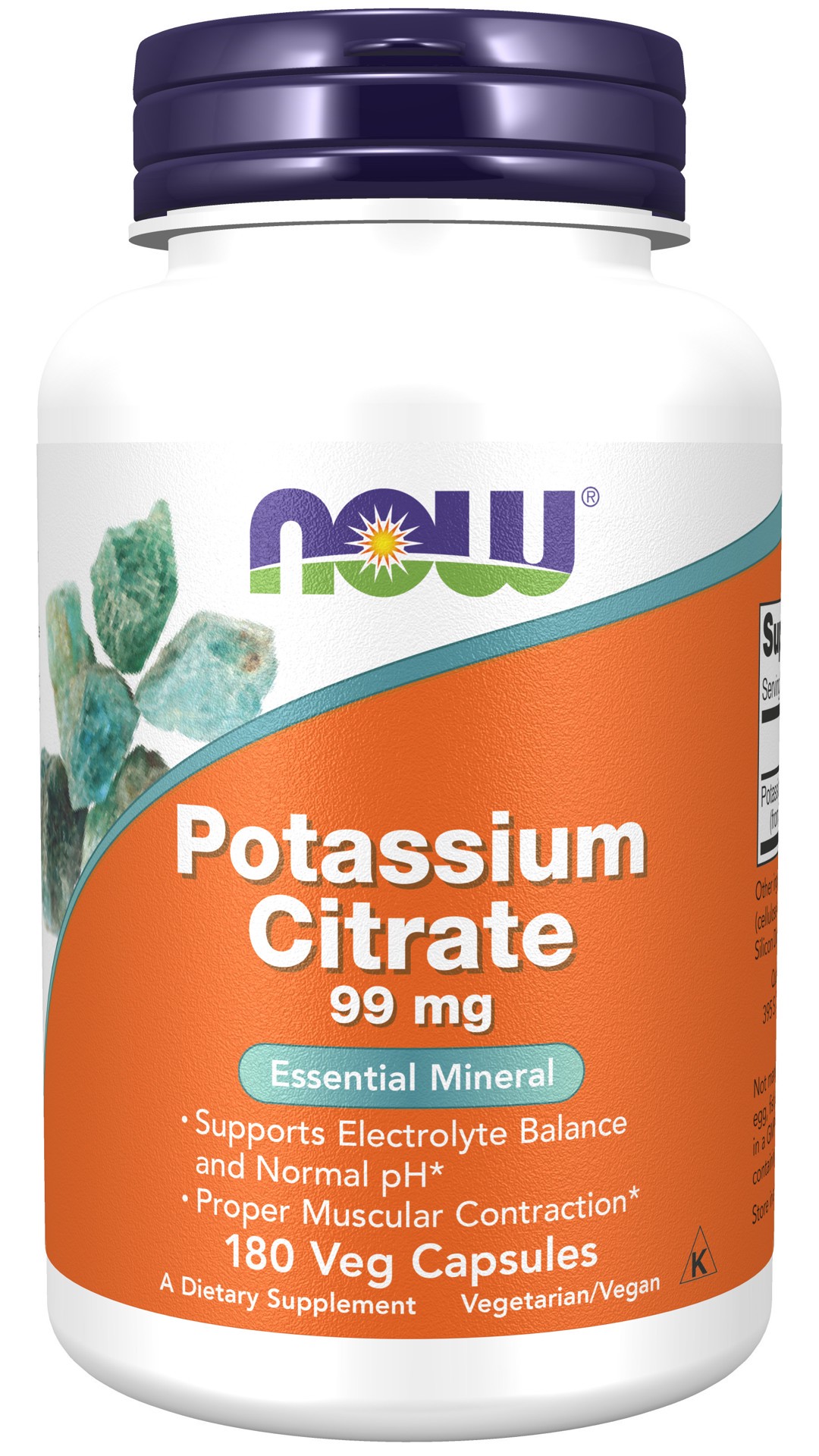 slide 1 of 4, Now Naturals Now Vitamin Potassium Citrate, 180 ct