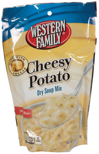 slide 1 of 1, Western Family Cheesy Potato Dry Soup Mix, 11.61 oz