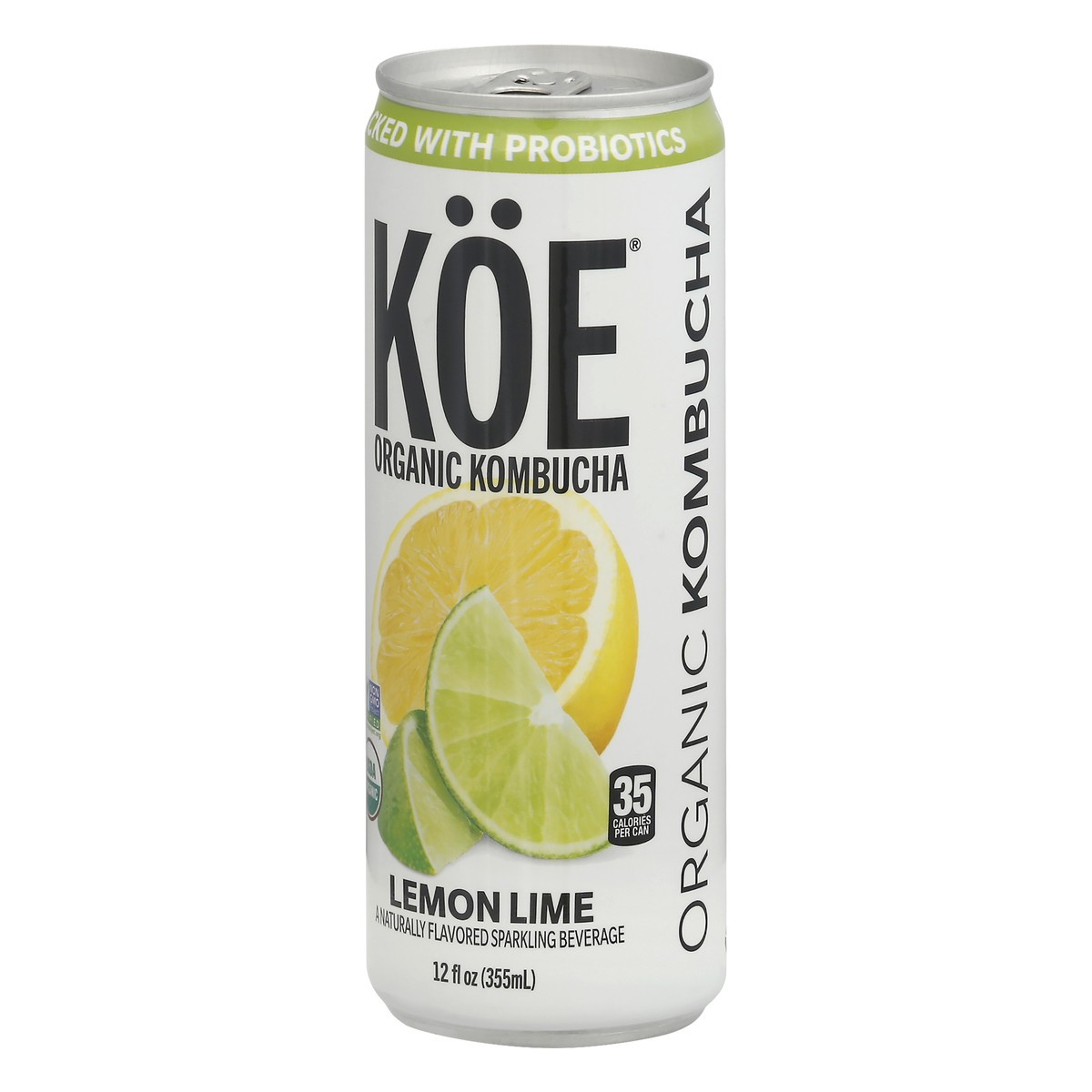 slide 5 of 10, KÖE Koe Lemon Lime Kombucha Og2 - 12 fl oz, 12 fl oz