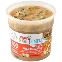 H-E-B Meal Simple Turkey & Wild Rice Soup