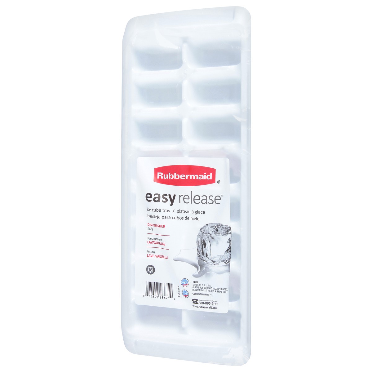 slide 4 of 9, Rubbermaid Easy Release Ice Cube Tray, 1 ct