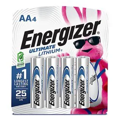 Energizer Ultimate 1.5 Volt Lithium Aa Batteries - 4 Count