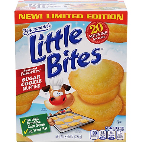 slide 1 of 1, Little Bites Banana Muffins, 8.25 oz