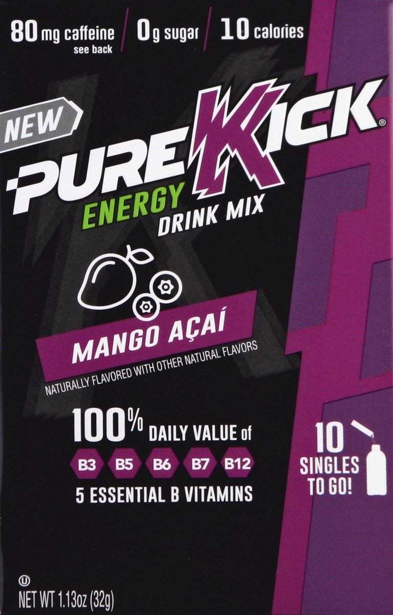 slide 4 of 4, Pure Kick Drink Mix 1.13 oz, 10 ct