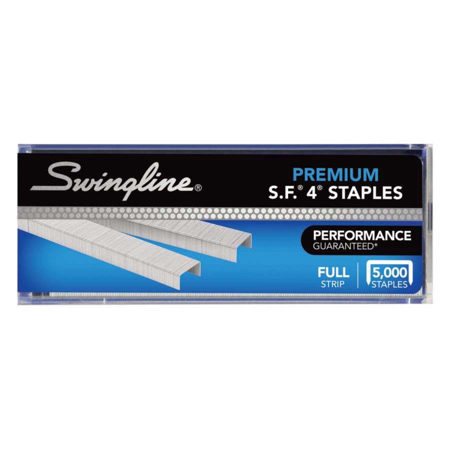 slide 3 of 3, Swingline S.F. 4 Premium Chisel Point Full-Strip Staples, 5000 ct
