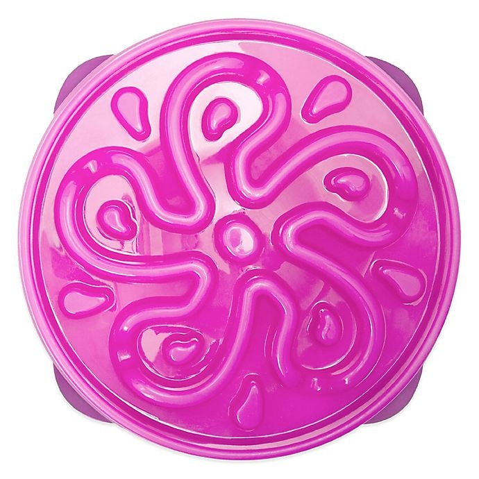 slide 1 of 1, Outward Hound Dog Games Outward Hound Fun Feeder - Flower Purple, 1 ct