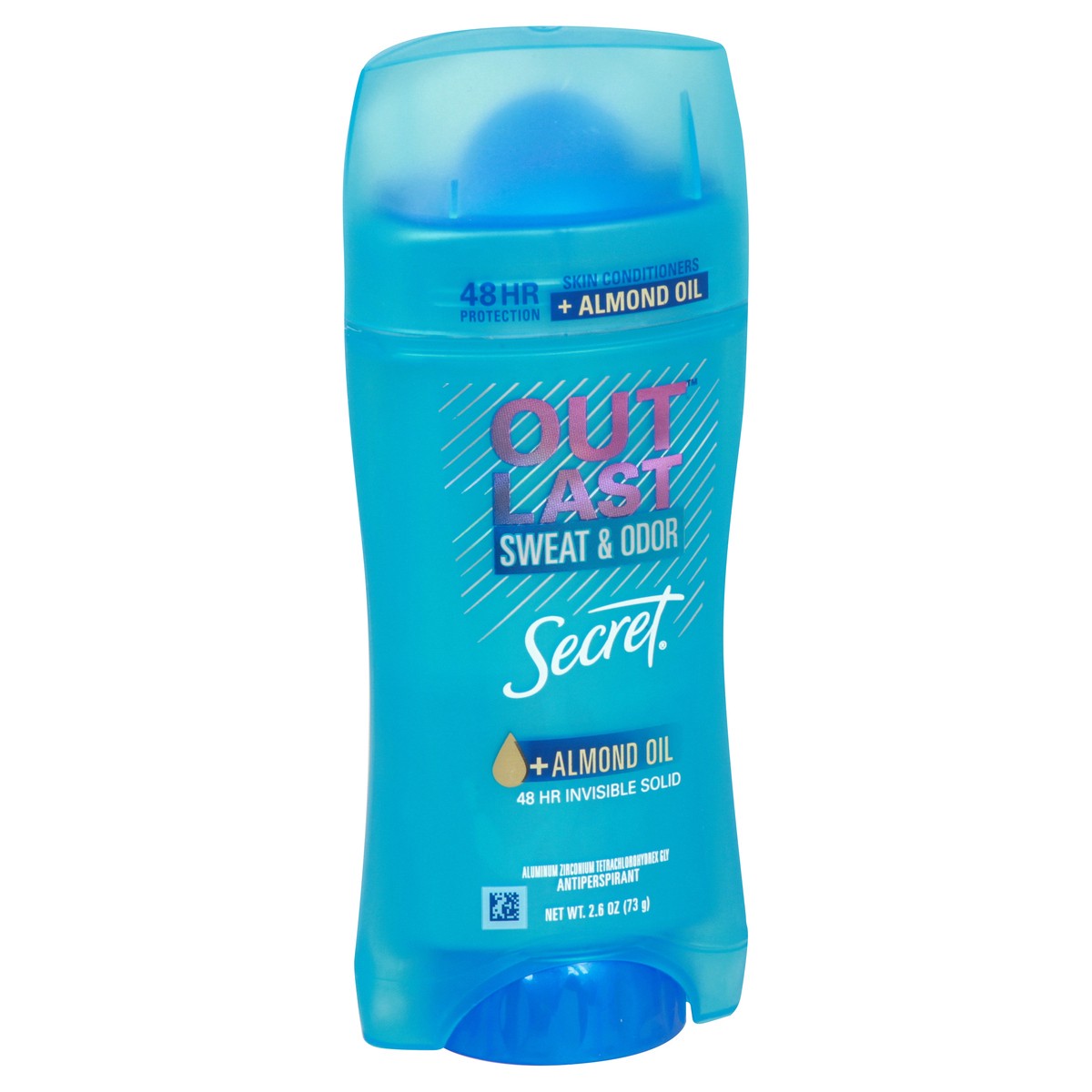 slide 2 of 9, Secret Outlast Invisible Solid Antiperspirant Deodorant for Women, Almond Oil Scent, 2.6 oz, 2.6 oz