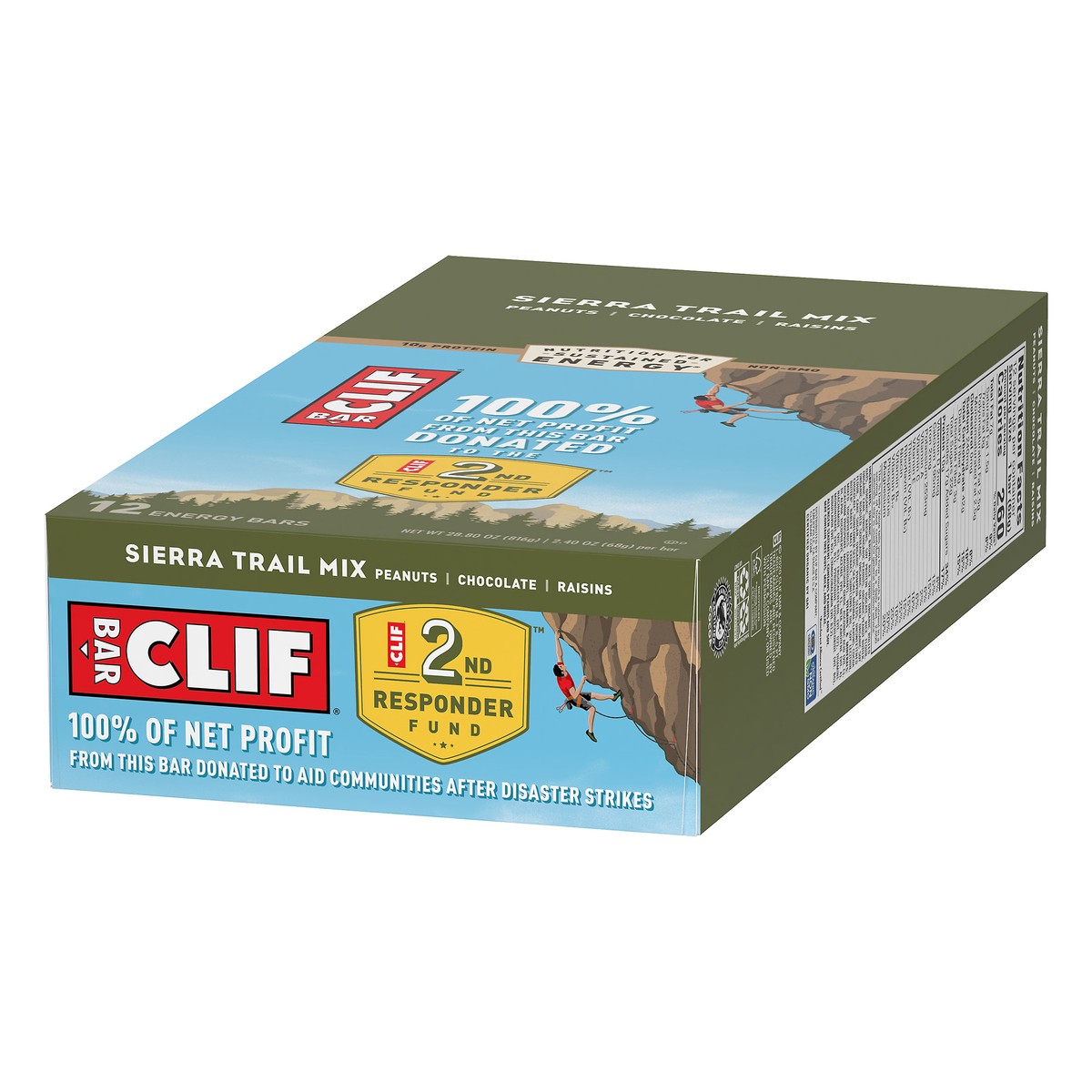 slide 3 of 10, CLIF Sierra Trail Mix Energy Bars, 12 ct; 2.4 oz