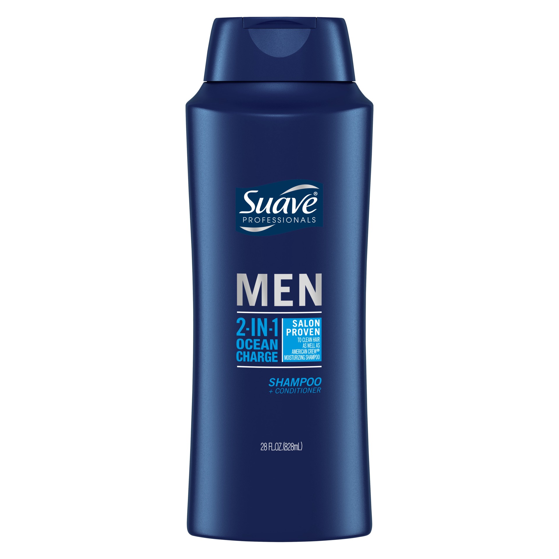 slide 1 of 2, Suave Men 2-in-1 Shampoo + Conditioner Ocean Charge - 28 fl oz, 28 fl oz