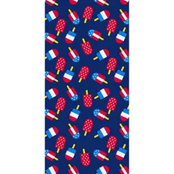 Destination Holiday Patriotic Beach Towel - Popsicles