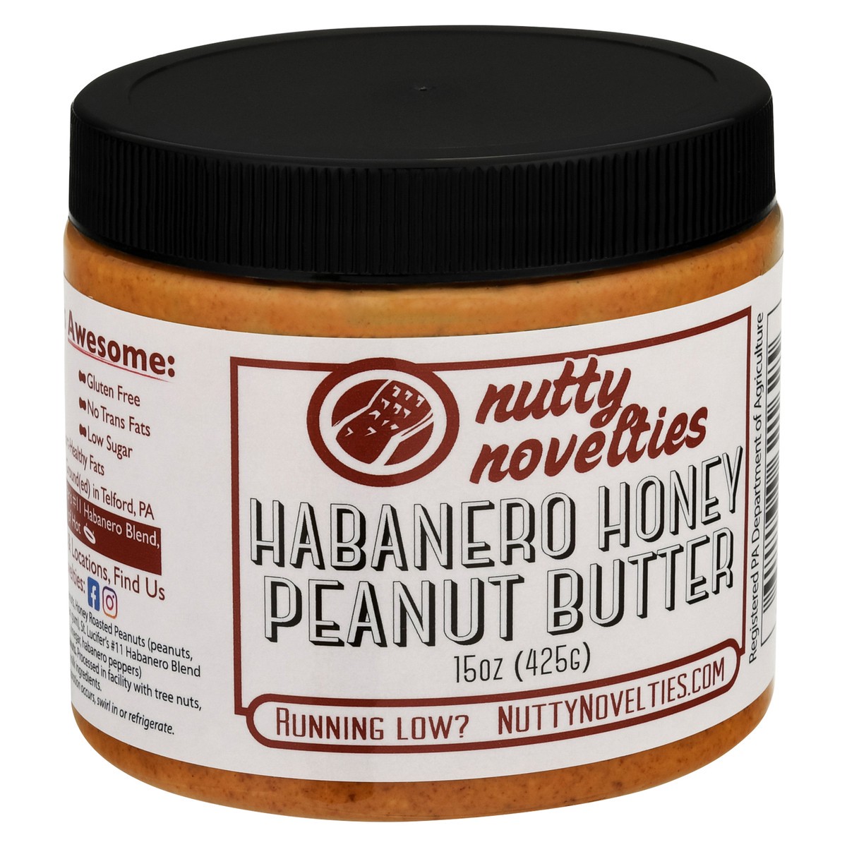 slide 13 of 14, Nutty Novelties Habanero Honey Peanut Butter - 15 oz, 15 oz