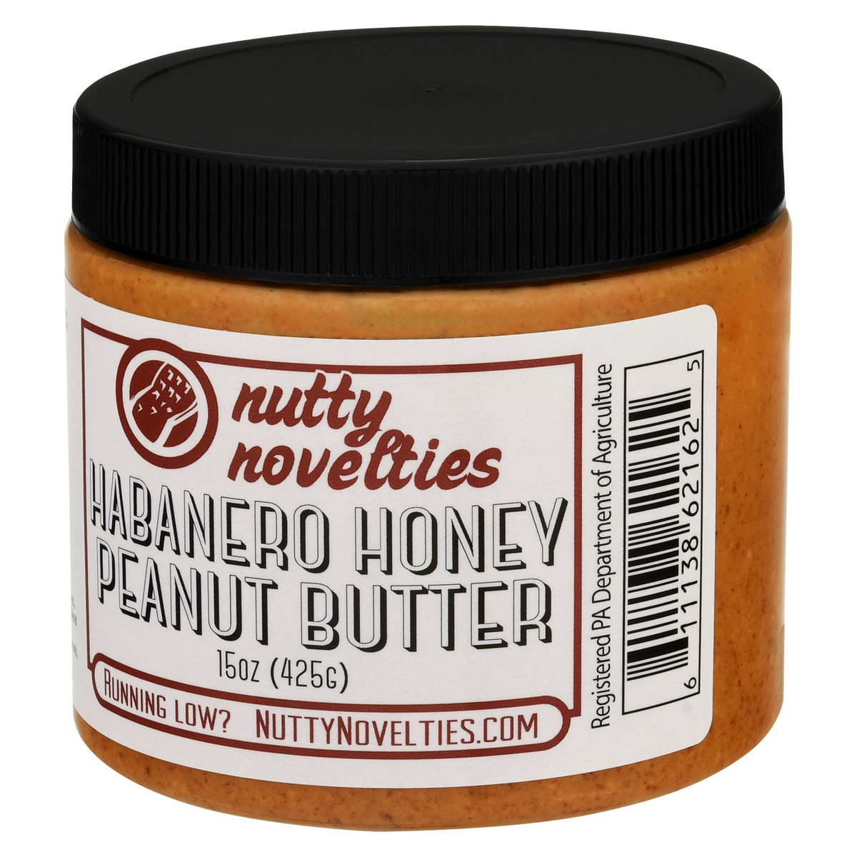 slide 3 of 14, Nutty Novelties Habanero Honey Peanut Butter - 15 oz, 15 oz