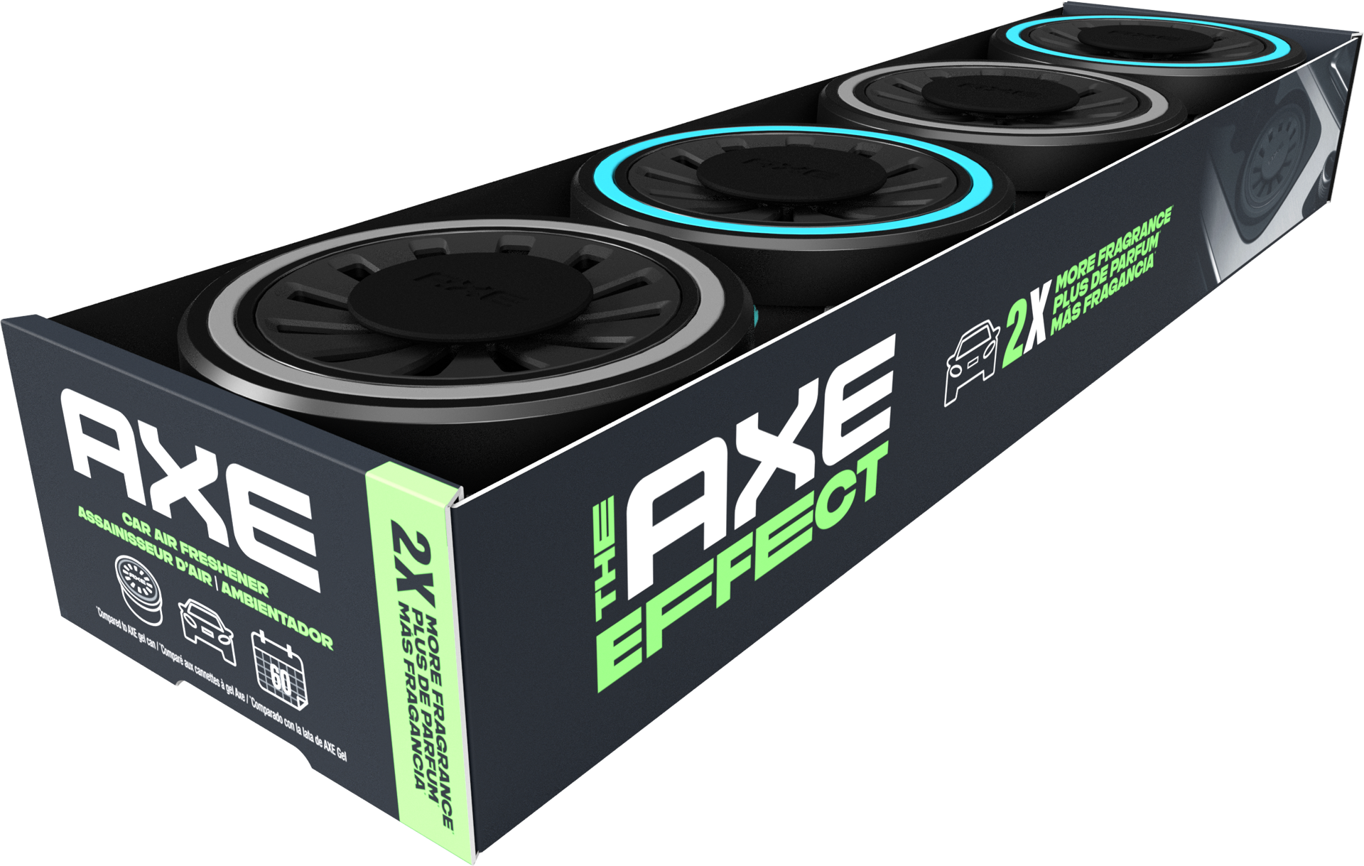 slide 1 of 1, Axe Black Fiberboard Can Air Freshener - 1 Can, 1 ct