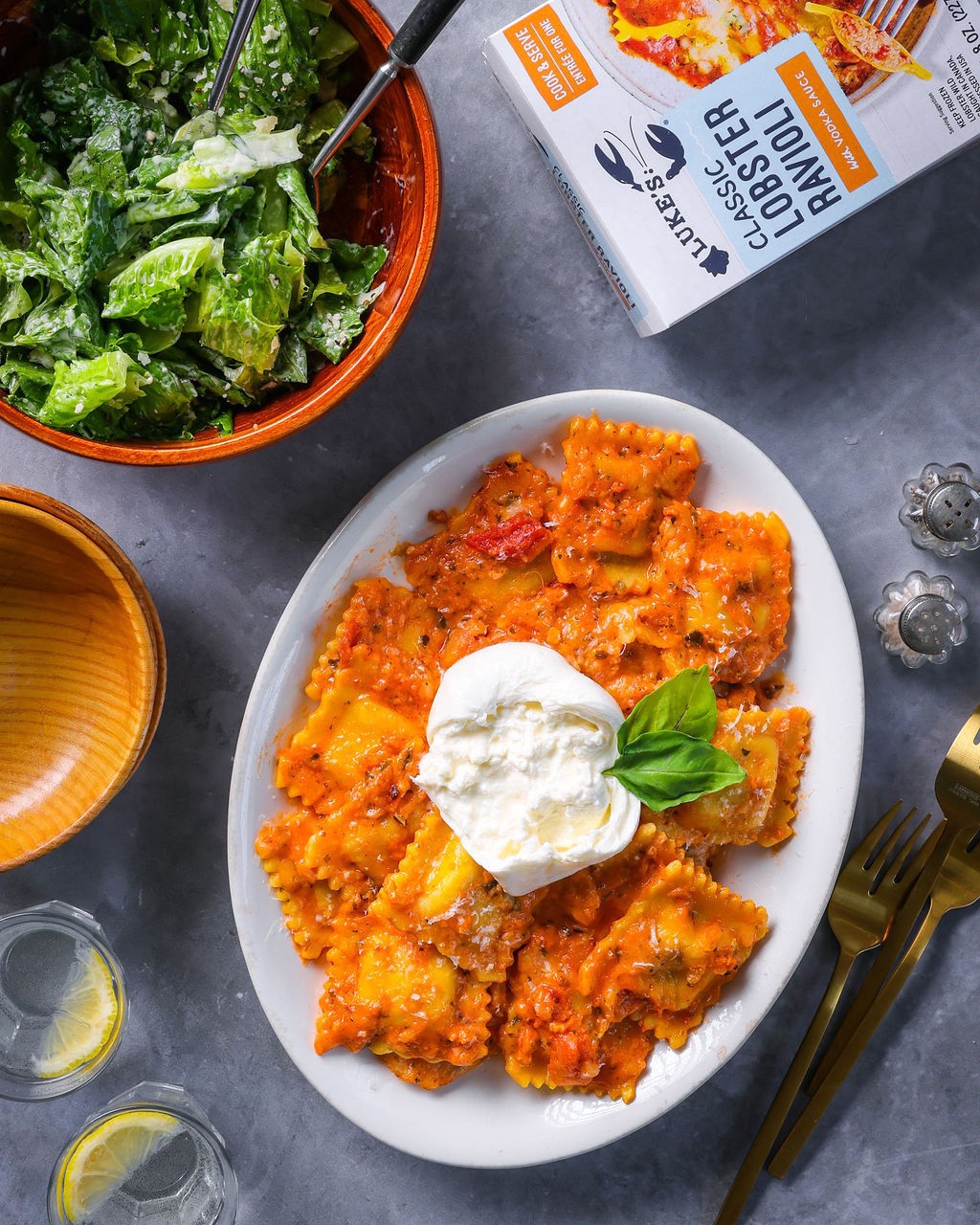 slide 2 of 3, Luke's Lobster Rav W/Vodka Sce, 8 oz