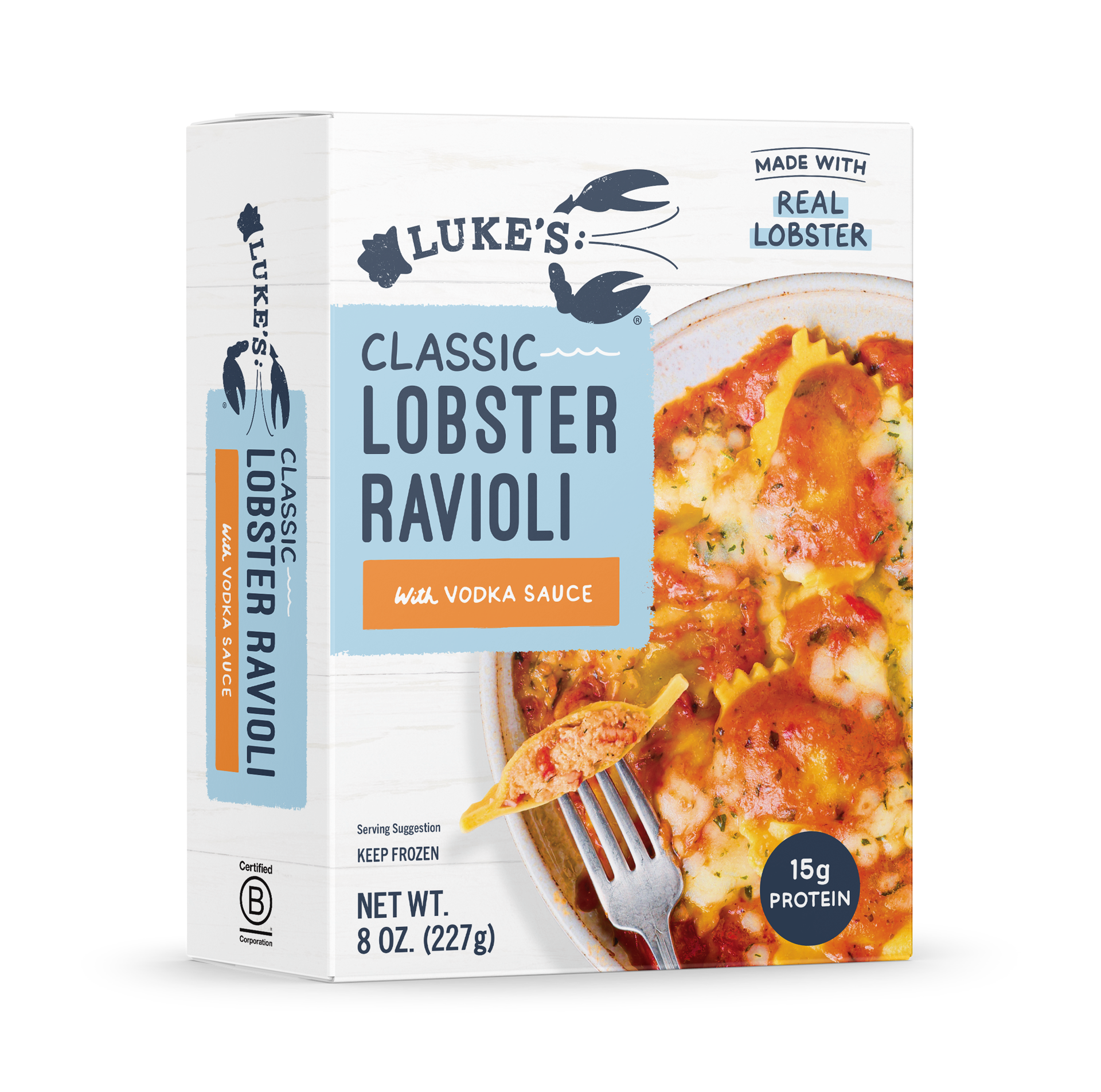 slide 1 of 3, Luke's Lobster Rav W/Vodka Sce, 8 oz